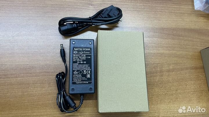 Оптом от 10шт. Новые адаптеры 12В 5А блоки питания