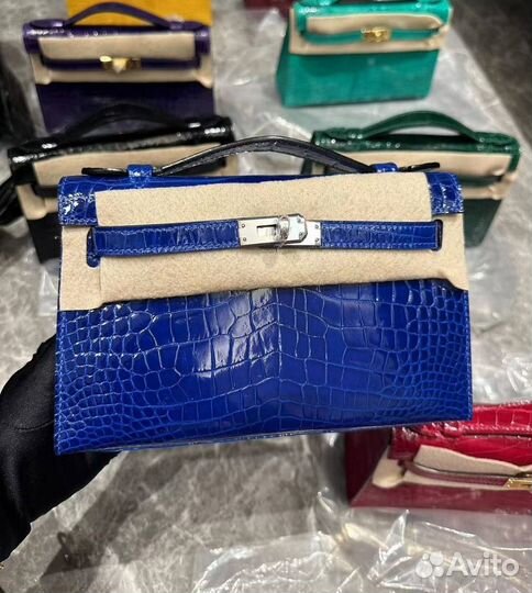 Сумка Hermes Kelly Pochette Croco