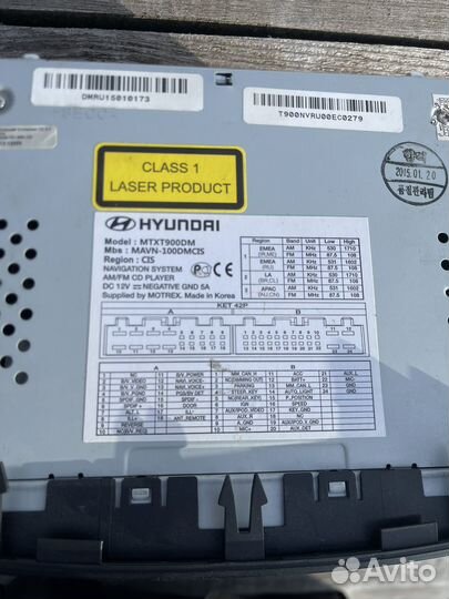Магнитола на Hyundai santa fe 3