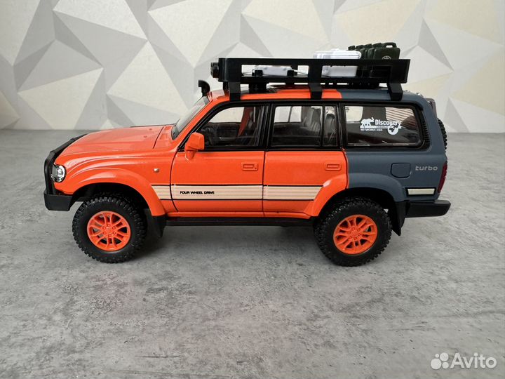 Модель машинки toyota land cruiser 80 off road A