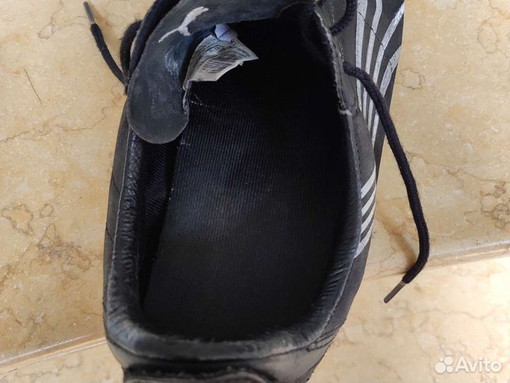 Кросовки puma, р.43,5, нат. замша, нат. кожа