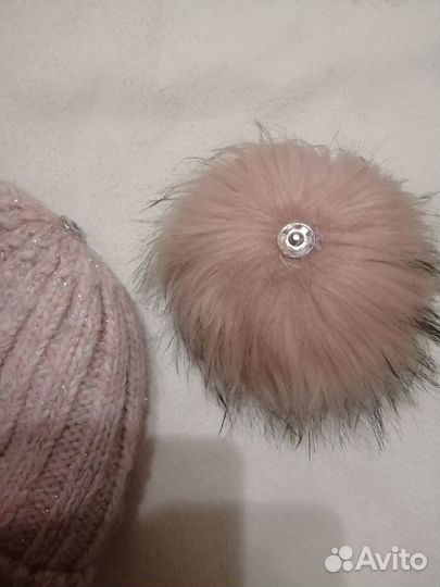 Шапка зимняя для девочки 52 54