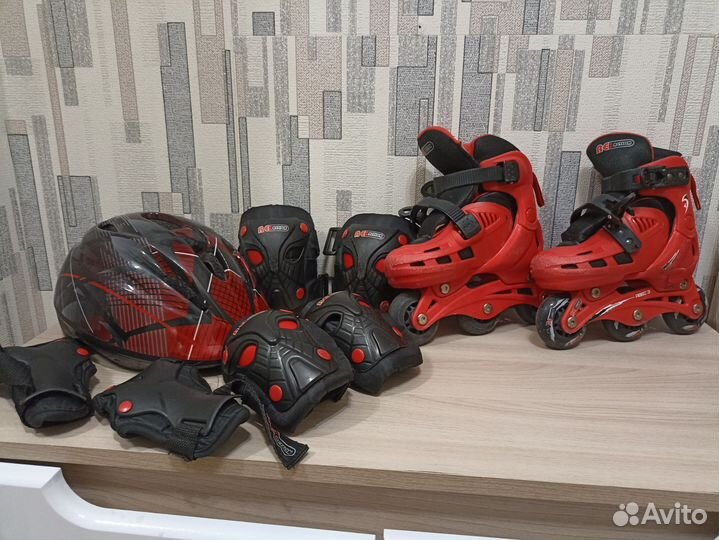 Ролики детские со всем обмундированием, 28-31р