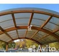 Шифер прозрачный Бронза