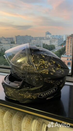 Шлем shoei GT-Air 2 conjure черно-золотой