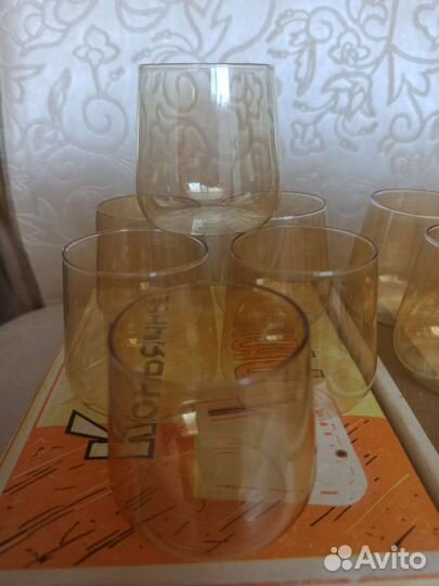 Коньячные рюмки СССР 2 набора по 6 штук
