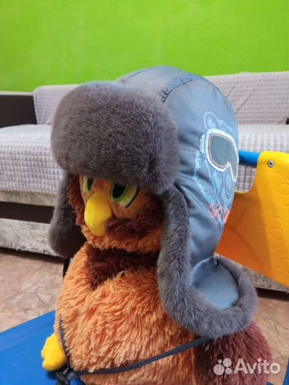 Зимняя шапка на мальчика, размер 50