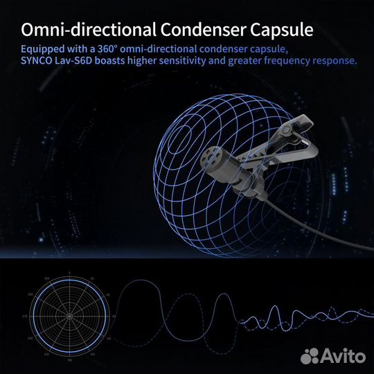 Петличный микрофон synco Lav-S6D двойной