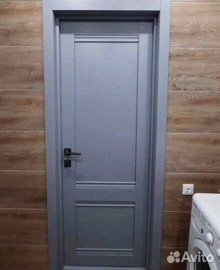 Двери межкомнатные серые