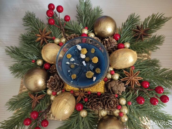 Украшение на стол для подсвечника