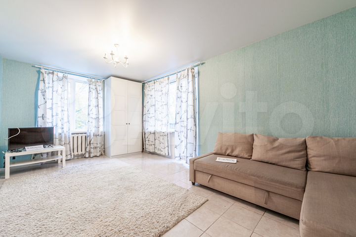 2-к. квартира, 40 м², 2/6 эт.