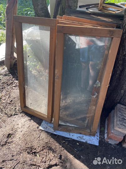 Рамы деревянные из массива дерева застекленные