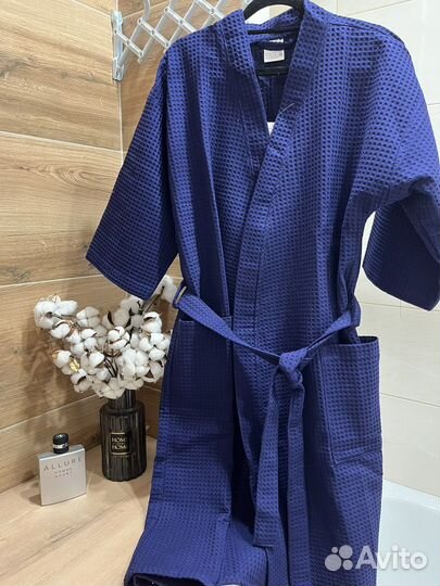 Вафельный халат новый