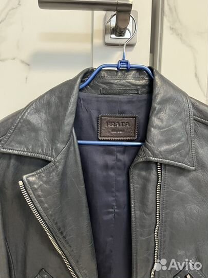 Кожаная куртка prada