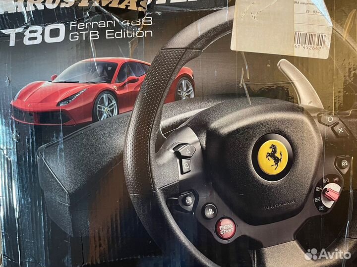 Игровой руль thrustmaster t80