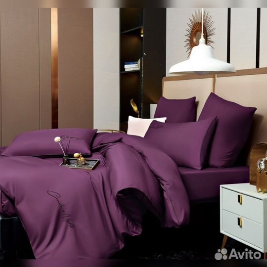 Комплект постельного белья сатин евро
