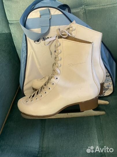 Коньки фигурные кожаные 39