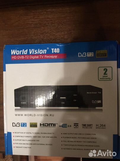World vision t40 цифровая приставка