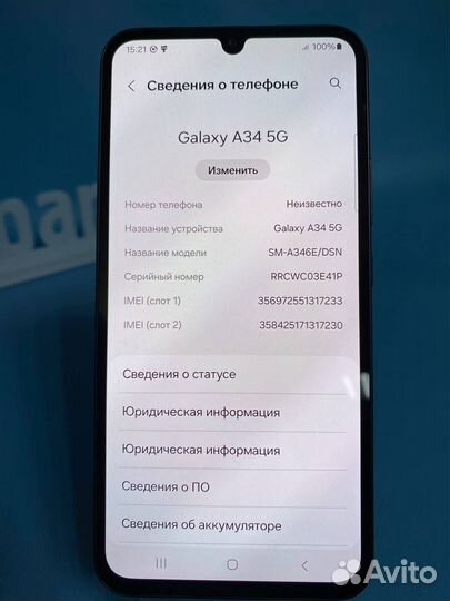 Samsung Galaxy A34, 6/128 ГБ