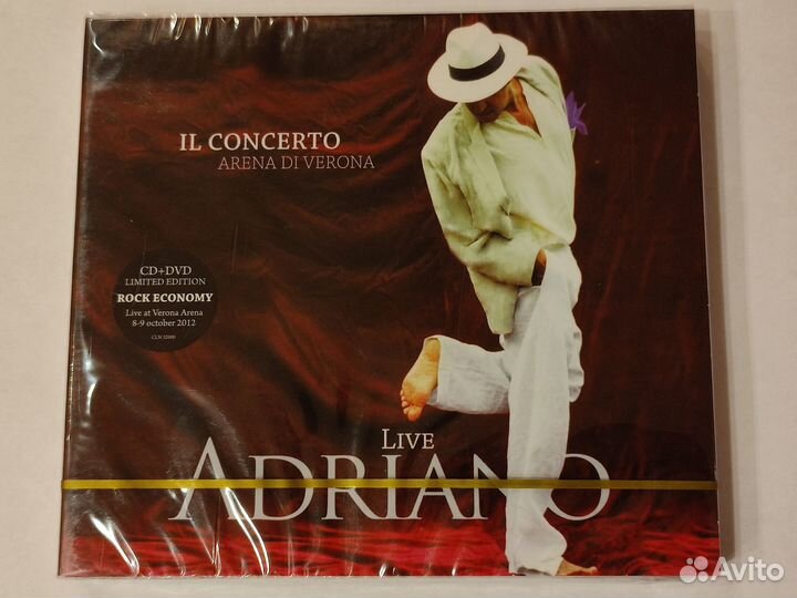 Cd+dvd Adriano Celentano - Live Adriano Di Verona