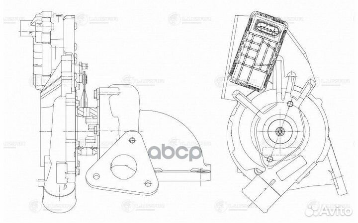 Турбокомпрессор для ам Ford Transit (06) 2.4D