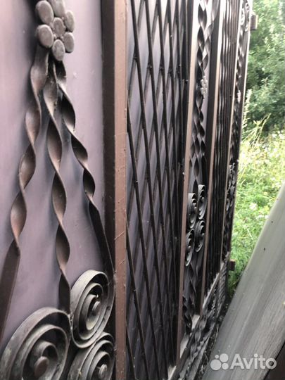 Ворота распашные бу