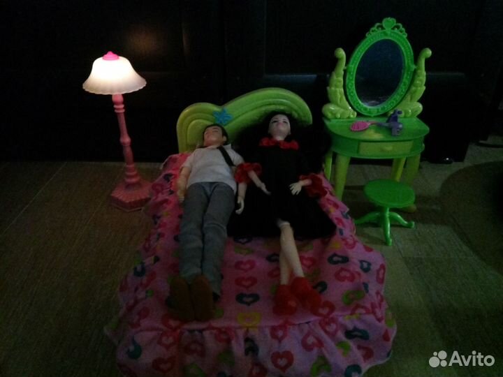 Кровать для кукол,спальня, мебель для кукол