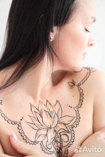 Мехенди, временные тату