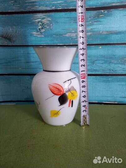 Ваза молочное стекло СССР