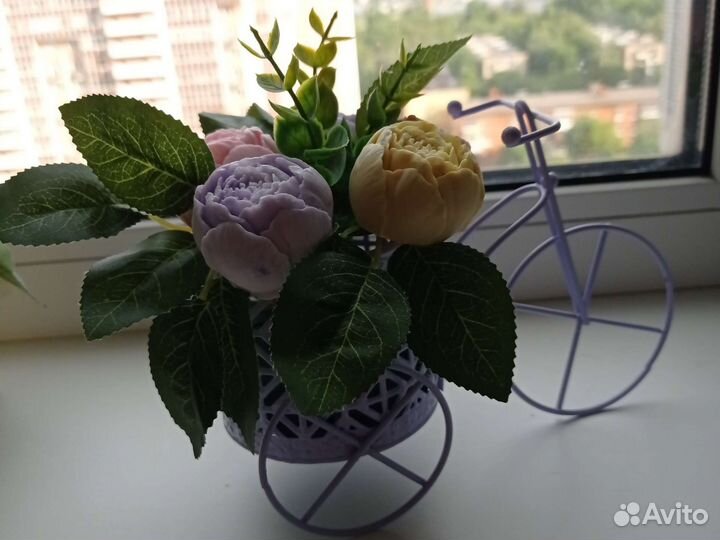 Декоративная композиция для помещений из мыла