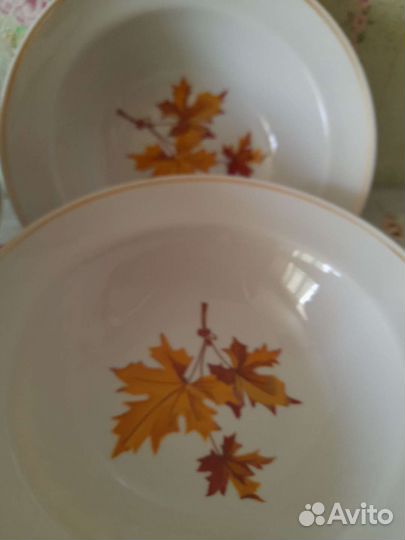 Тарелки суповые и вторых блюд