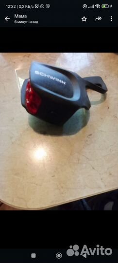 Задний фонарь для велосипеда schwinn