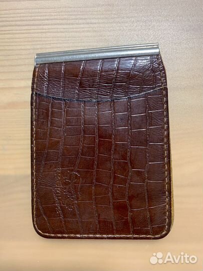 Зажим для денег кожа