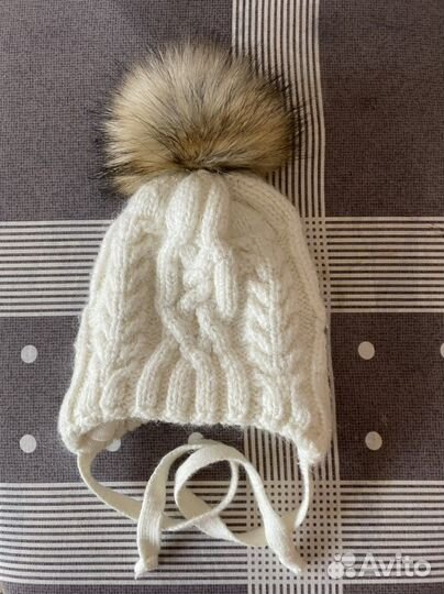 Шапка зимняя для девочки 44 46