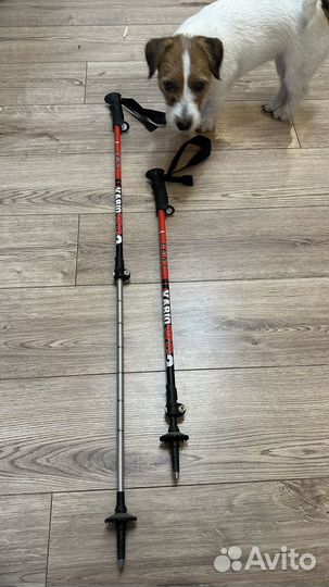 Горнолыжные палки Leki 110см телескопические