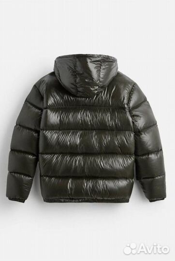 Пуховик Zara Moncler зеленый