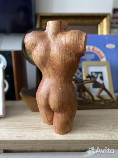 Статуя из дерева Торс мужской 30см