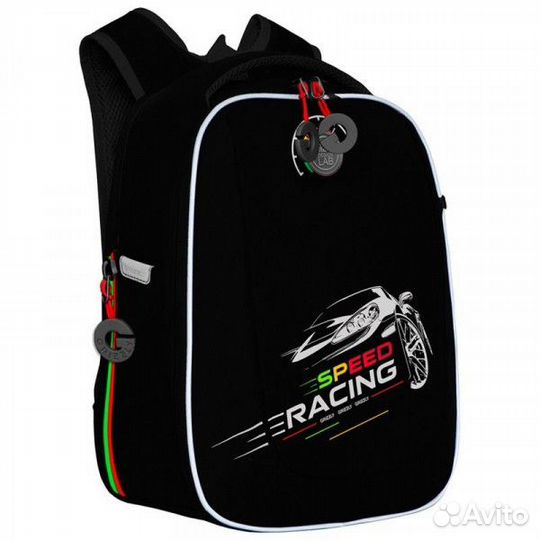 Школьный рюкзак grizzly RAF-193-10 Speed Racing