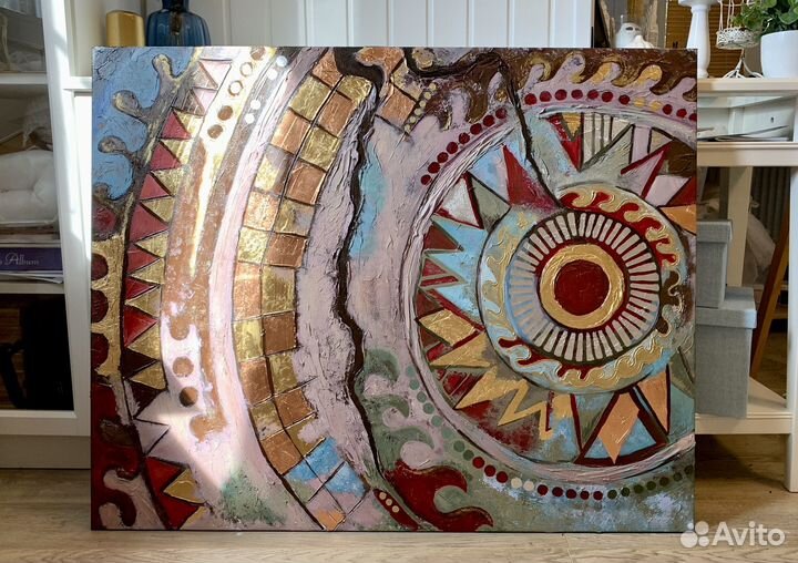 Интерьерная картина на холсте Солнечный артефакт