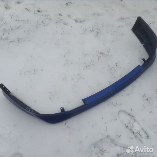 Накладка переднего бампера губа Субару Импреза