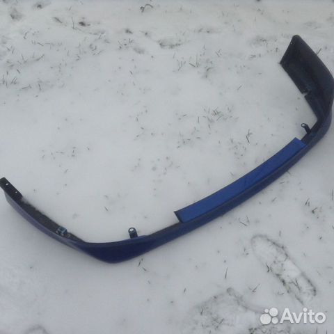 Накладка переднего бампера губа Субару Импреза