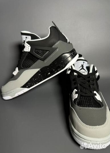 Кроссовки Air Jordan 4 Retro Fear Pack Люкс