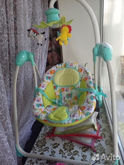 Детские электронные качели