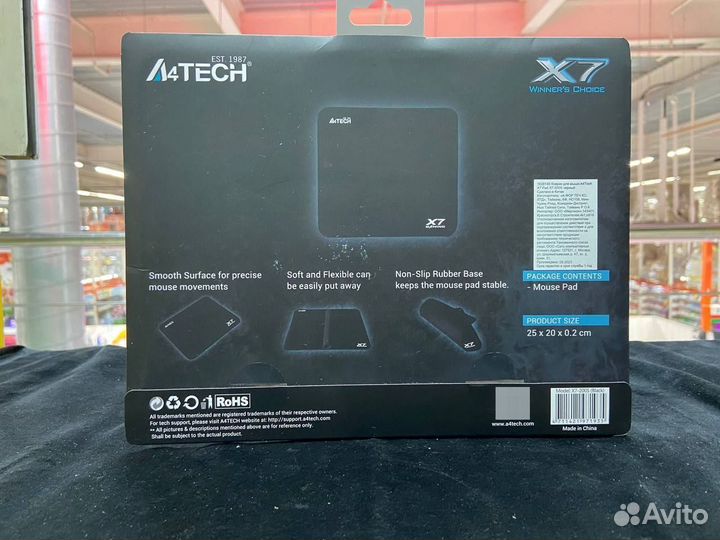 Коврик для мыши A4Tech X7 Pad X7-200S