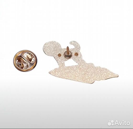 Брошь космос собака ракета