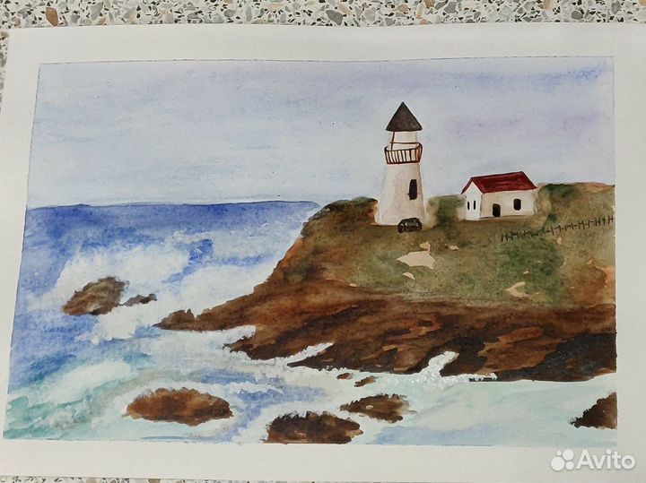 Картина акварель