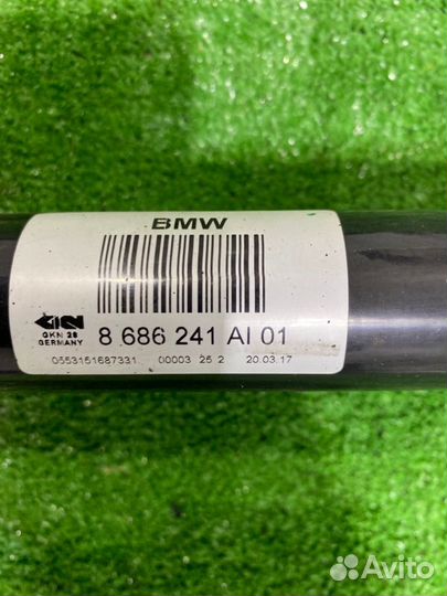 Привод задний левый Bmw 5 G30 B48B20A 2018