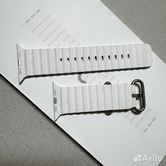 White Ocean Band Apple Watch Ultra Оригинальный ре