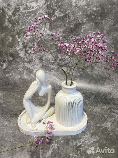 Подарочный набор,статуэтка,ваза