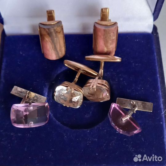 Запонки серебро СССР